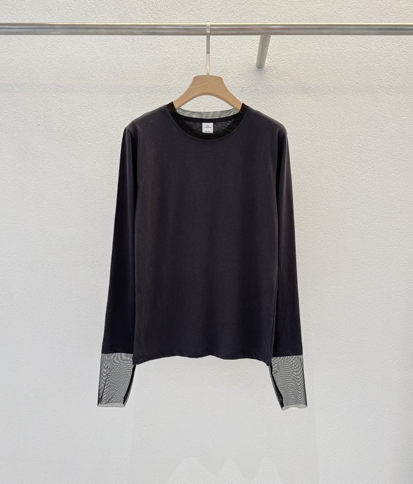 ABLERING東大門實拍女裝新品熱賣人氣休閑26春夏職業長袖T恤ABLE STANDARD/ABLERING長袖T恤圖色2