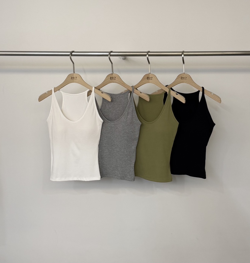 TWENTY FOUR SEVEN24-7韓國直郵女裝新款推薦吊帶背心TEWNTY FOUR SEVEN24-7吊帶/背心