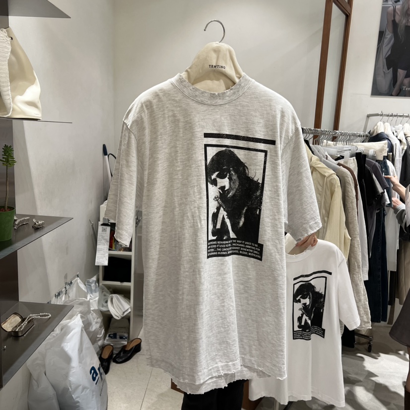 TEMPTING東大門直郵女裝新品人氣時尚26春夏休閑真品職業T恤TEMPTINGT恤圖色2