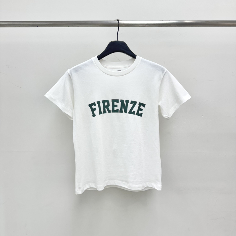 RIVER韓國代購女士新品熱賣推薦人氣真品休閑職業26春夏T恤WATER/RIVERT恤圖色1