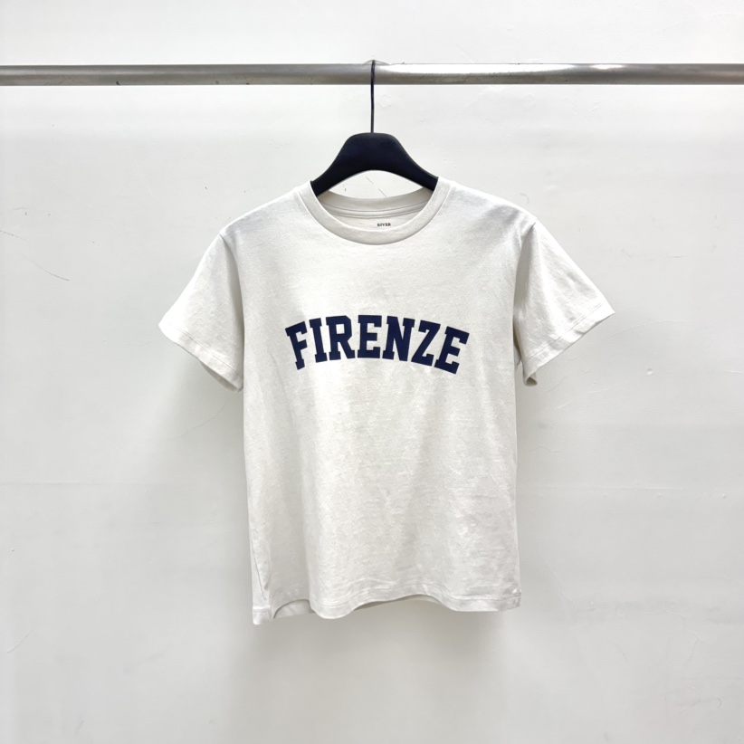 RIVER韓國代購女士新品熱賣推薦人氣真品休閑職業26春夏T恤WATER/RIVERT恤圖色2