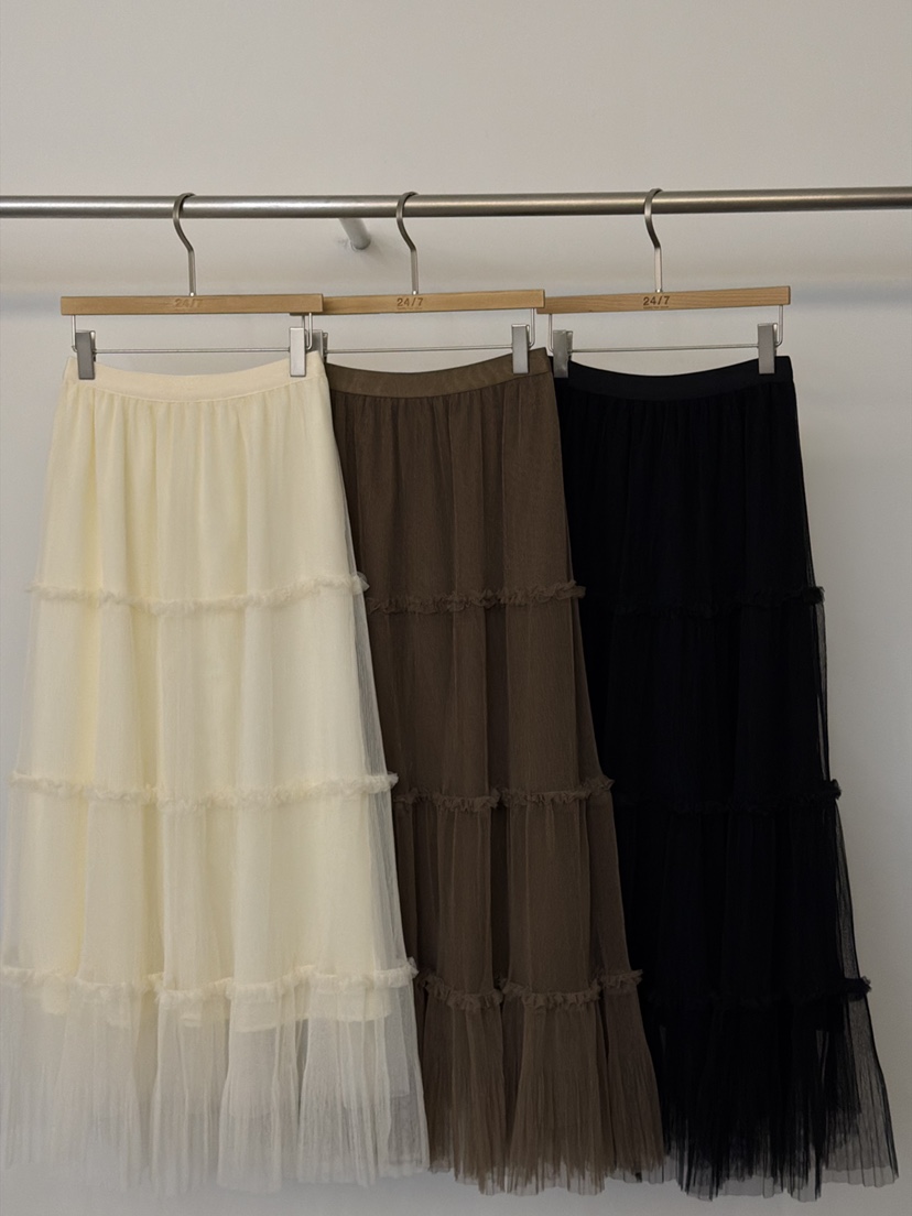 TWENTY FOUR SEVEN24-7東大門實拍女士新款推薦長裙雪紡TEWNTY FOUR SEVEN24-7長裙