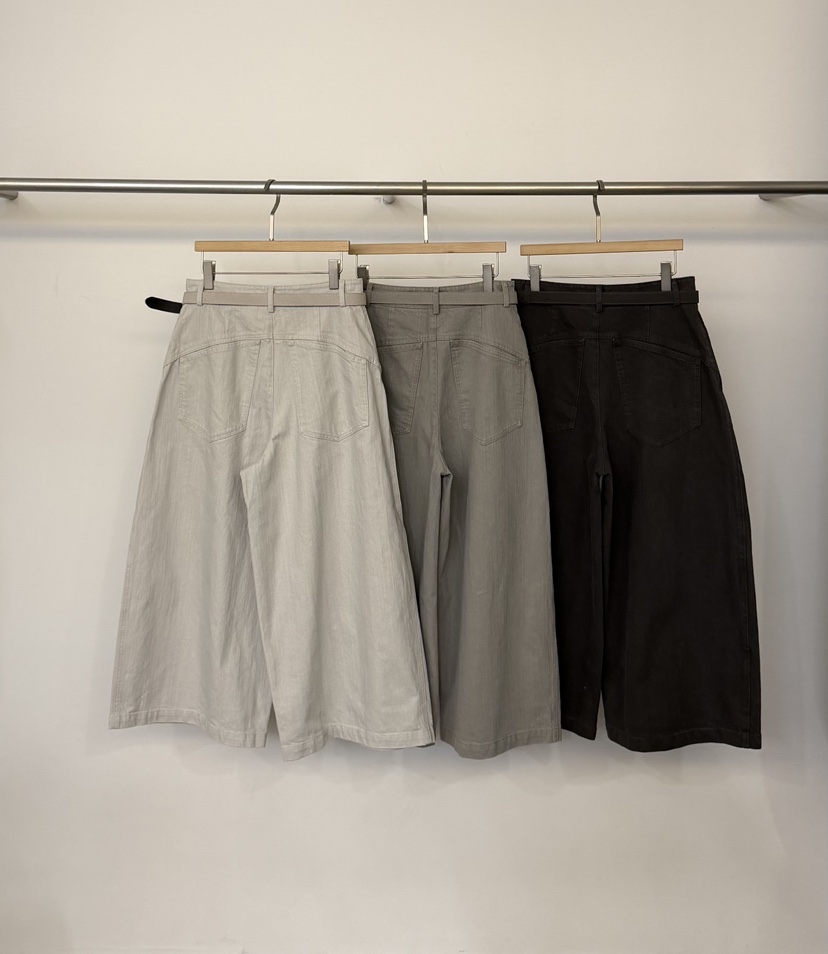 TWENTY FOUR SEVEN24-7東大門直郵女士新款真品休閑褲含腰帶短款TEWNTY FOUR SEVEN24-7休閑褲