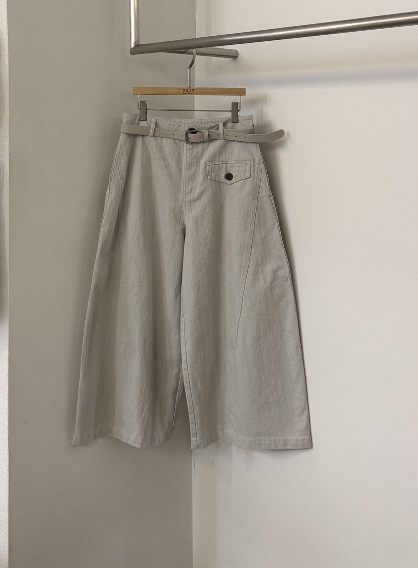 TWENTY FOUR SEVEN24-7東大門直郵女士新款真品休閑褲含腰帶短款TEWNTY FOUR SEVEN24-7休閑褲圖色1