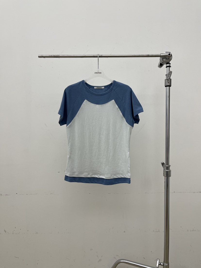 ATMOSPHERE東大門實拍女士新款休閑時尚人氣推薦熱賣職業T恤ATMOSPHERE/BLINGT恤圖色2