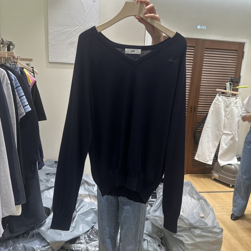 GILLI東大門實拍女士新款職業26春夏人氣推薦休閑真品針織衫GILLI針織衫圖色2