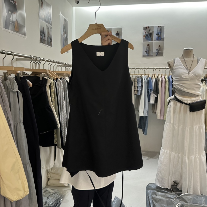 BAGUETTE-P東大門代購女士新款人氣職業時尚26春夏吊帶背心BAGUETTE-P吊帶/背心圖色3