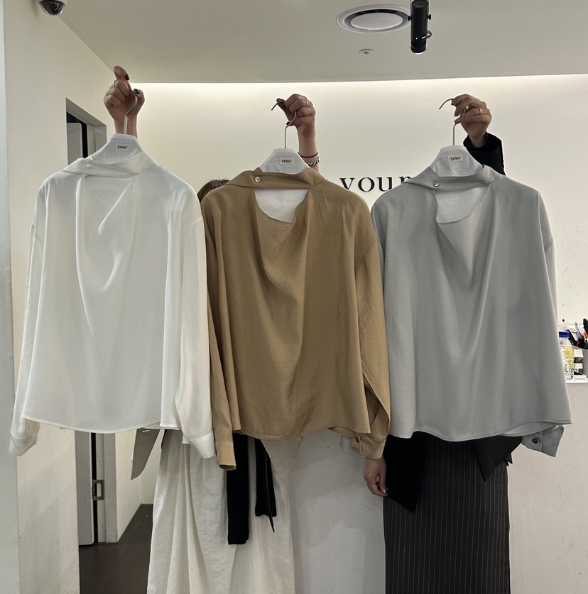 YOUR-P韓國直郵女士新品熱賣人氣時尚推薦職業襯衫蕾絲衫YOUR-P襯衫/蕾絲衫