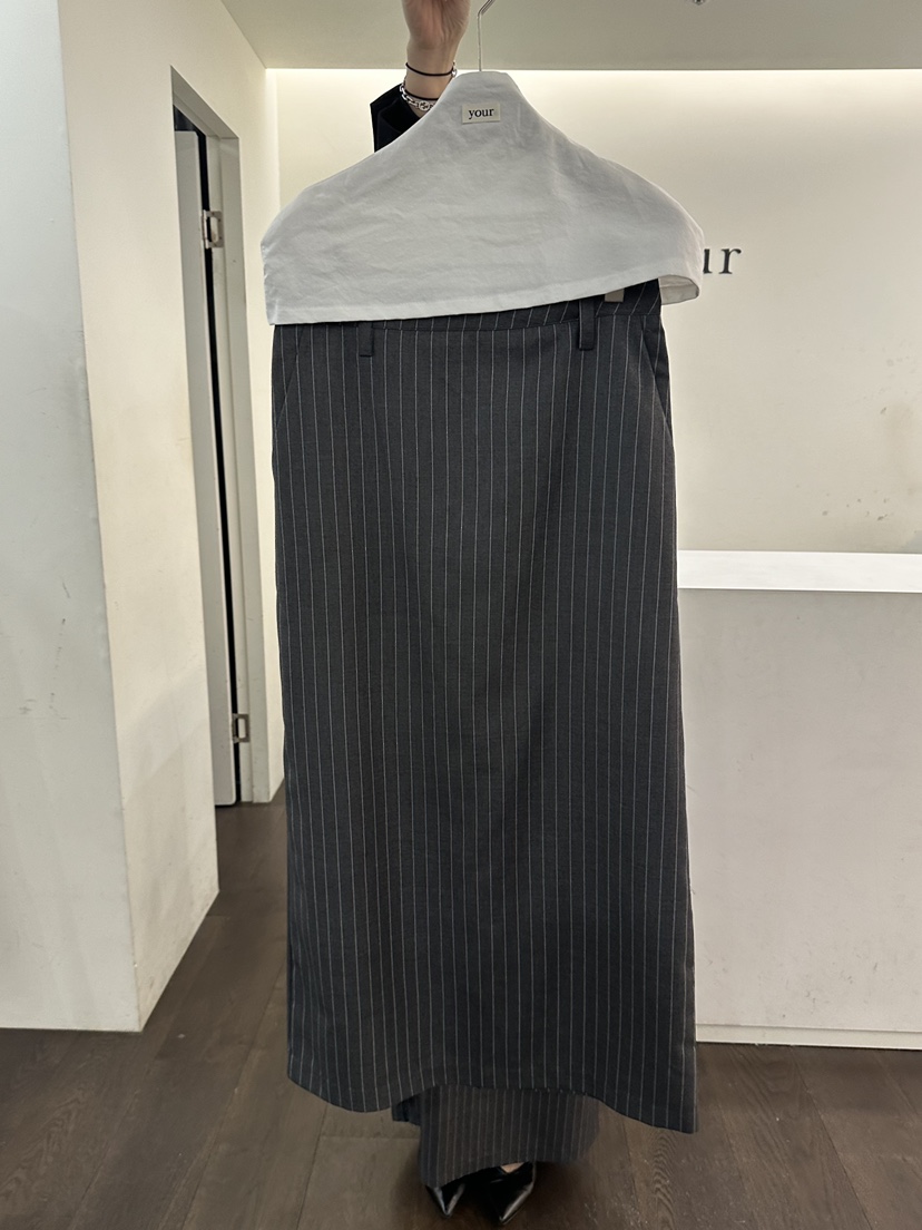 YOUR-P東大門代購女士新品熱賣人氣真品26春夏職業推薦長裙YOUR-P長裙圖色1墨色