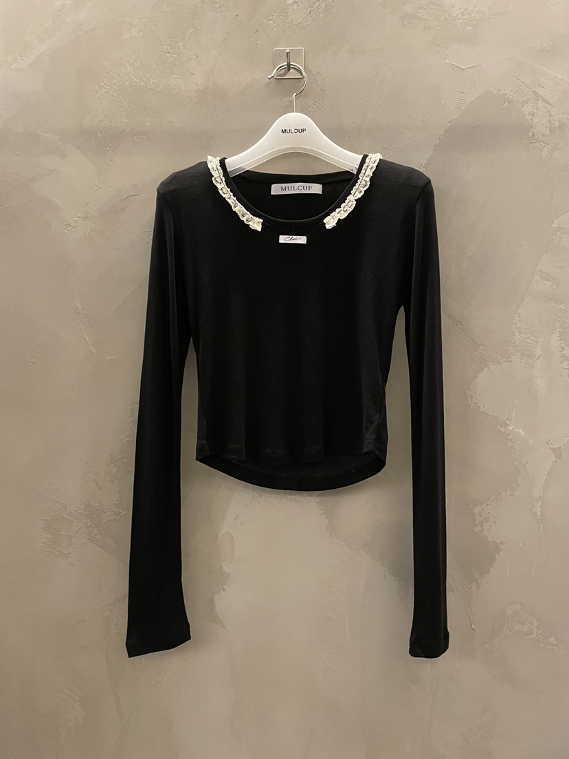 MULCUP韓國直郵女裝新品26春夏真品時尚職業推薦人氣長袖T恤MULCUP長袖T恤圖色2