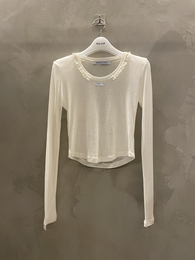 MULCUP韓國直郵女裝新品26春夏真品時尚職業推薦人氣長袖T恤MULCUP長袖T恤圖色4