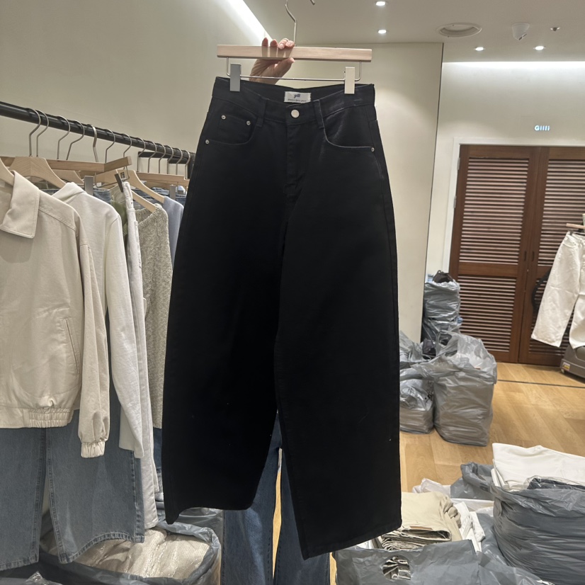 GILLI韓國直郵女士新款時尚推薦人氣熱賣真品職業牛仔褲棉布GILLI牛仔褲圖色2