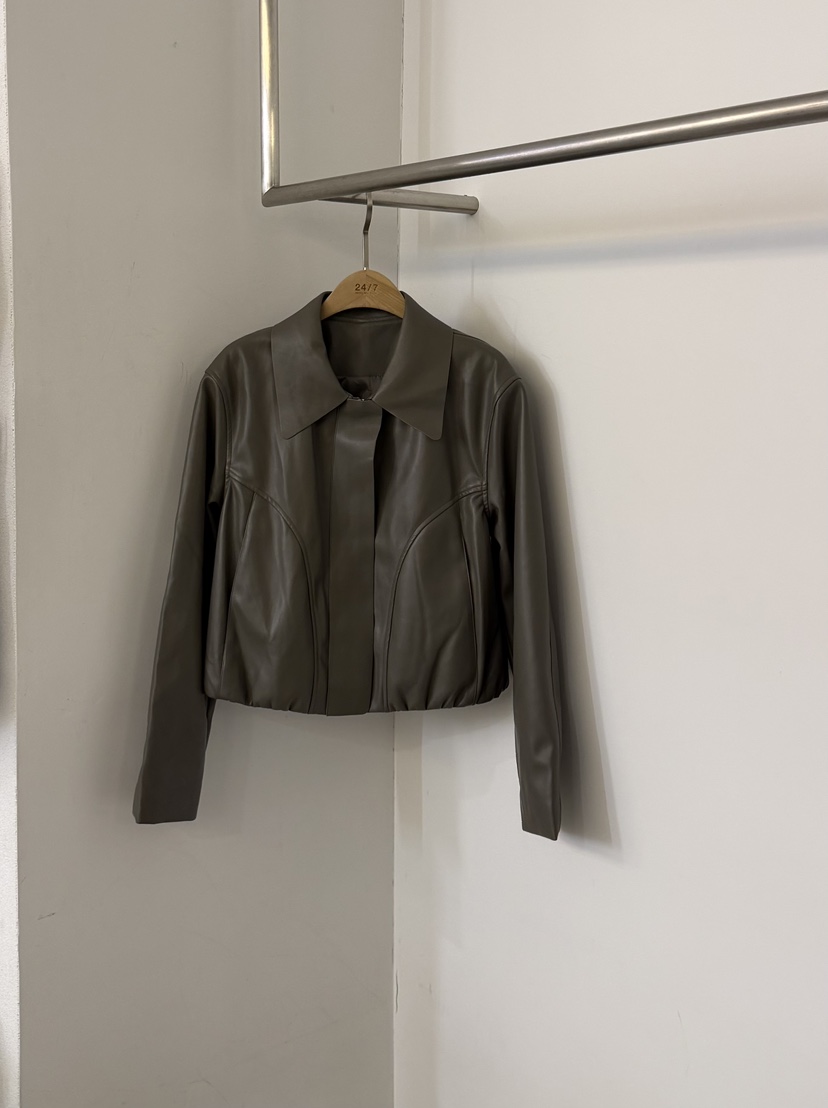 TWENTY FOUR SEVEN24-7韓國直郵女士新款時尚夾克皮革TEWNTY FOUR SEVEN24-7夾克圖色1