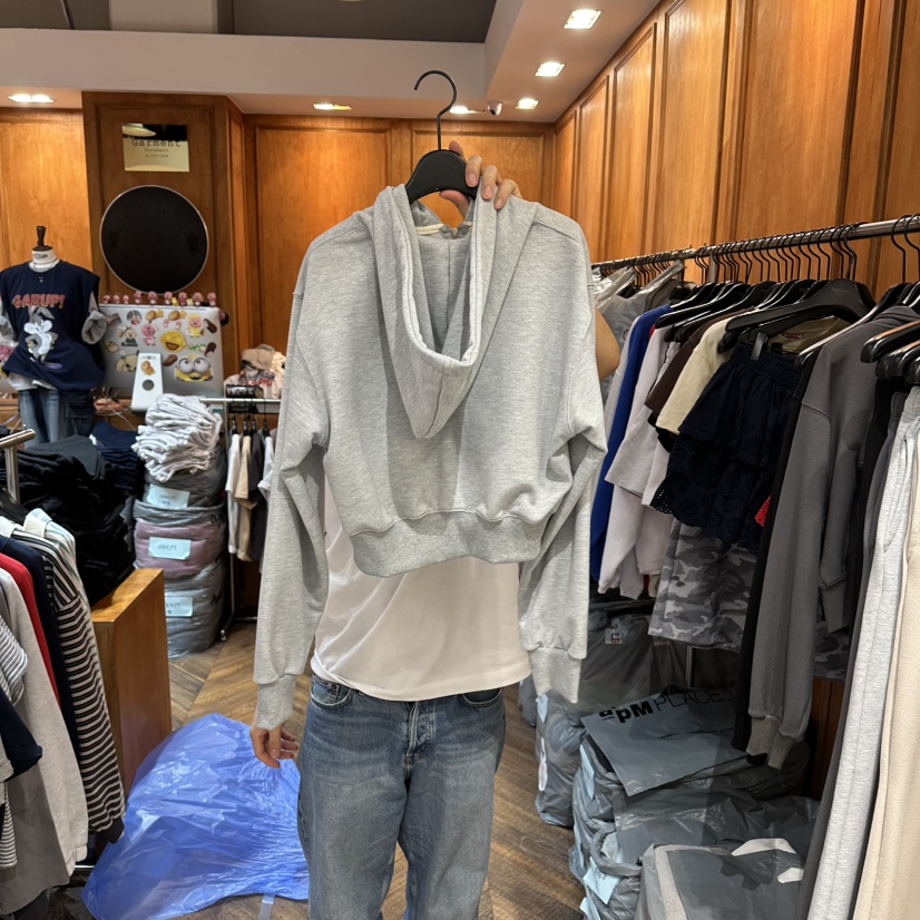 GARMENT-P東大門代購女裝新款熱賣推薦人氣夾克連帽衫拉鏈GARMENT夾克