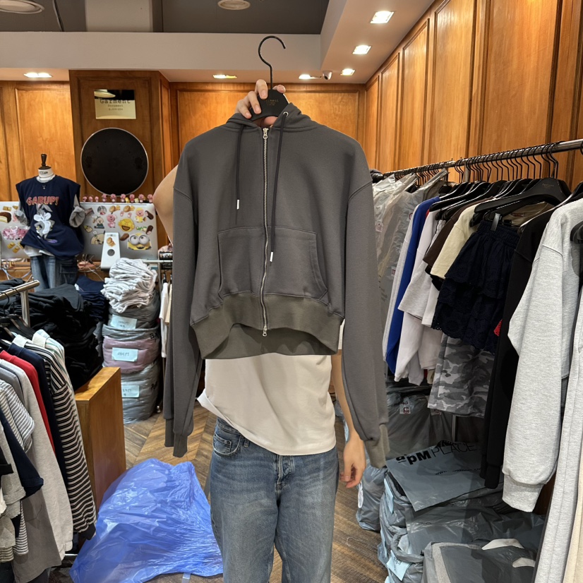 GARMENT-P東大門代購女裝新款熱賣推薦人氣夾克連帽衫拉鏈GARMENT夾克圖色2