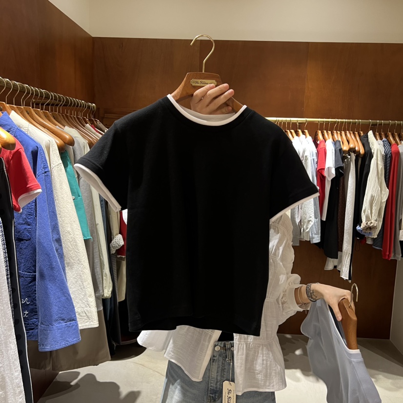 HEBON東大門實拍女士新品人氣時尚真品熱賣職業T恤不含項鏈HEBONT恤圖色3