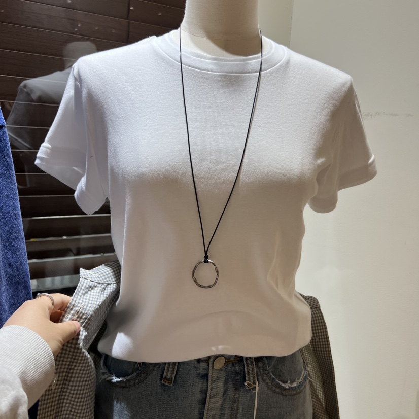 HEBON東大門實拍女士新品人氣時尚真品熱賣職業T恤不含項鏈HEBONT恤圖色4