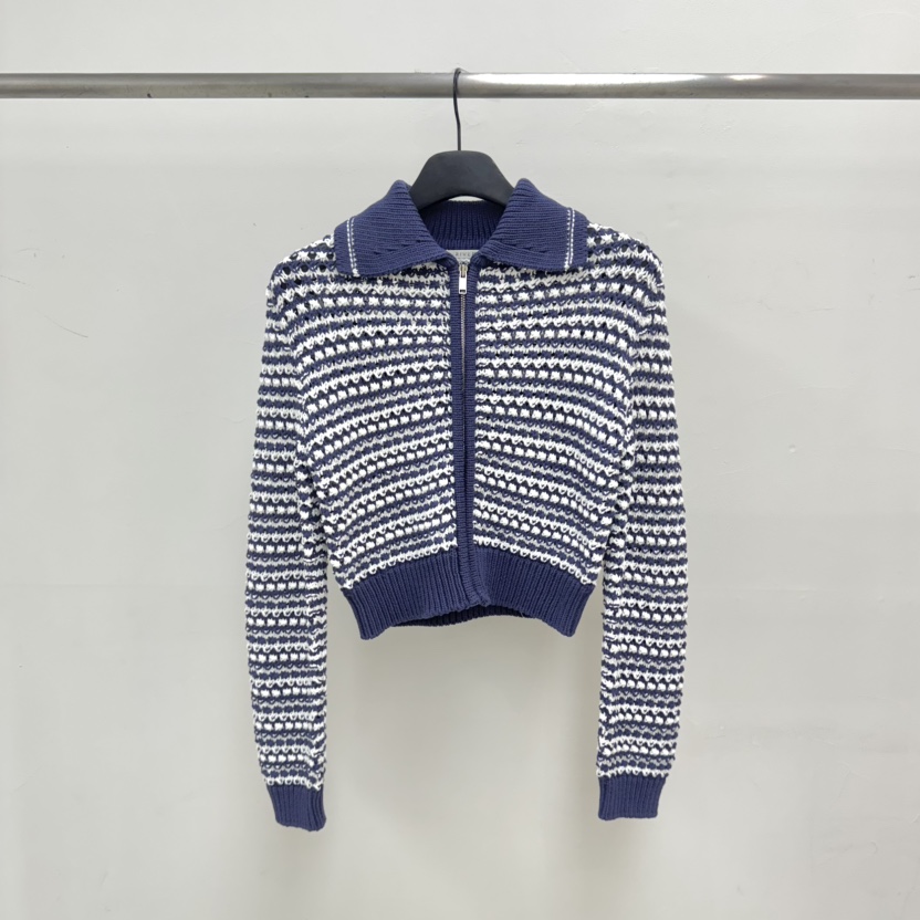 RIVER韓國直郵女士新款時尚熱賣推薦真品26春夏針織衫開襟衫WATER/RIVER針織衫圖色1