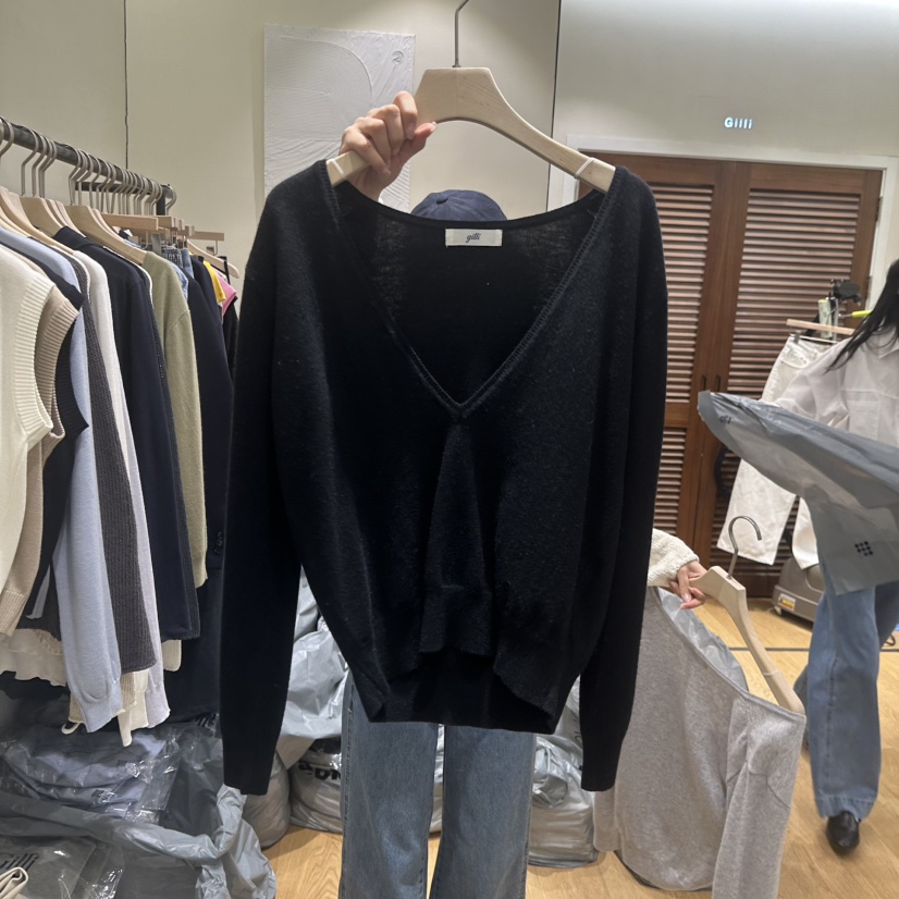 GILLI韓國直郵女士新品人氣休閑職業推薦26春夏真品針織衫GILLI針織衫圖色4