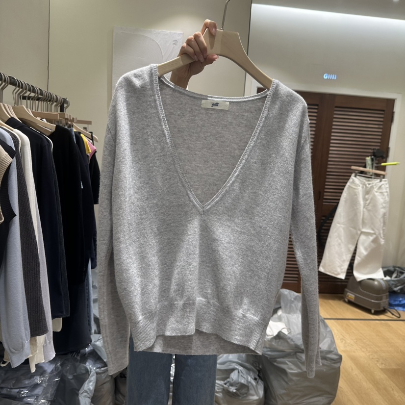 GILLI韓國直郵女士新品人氣休閑職業推薦26春夏真品針織衫GILLI針織衫圖色5