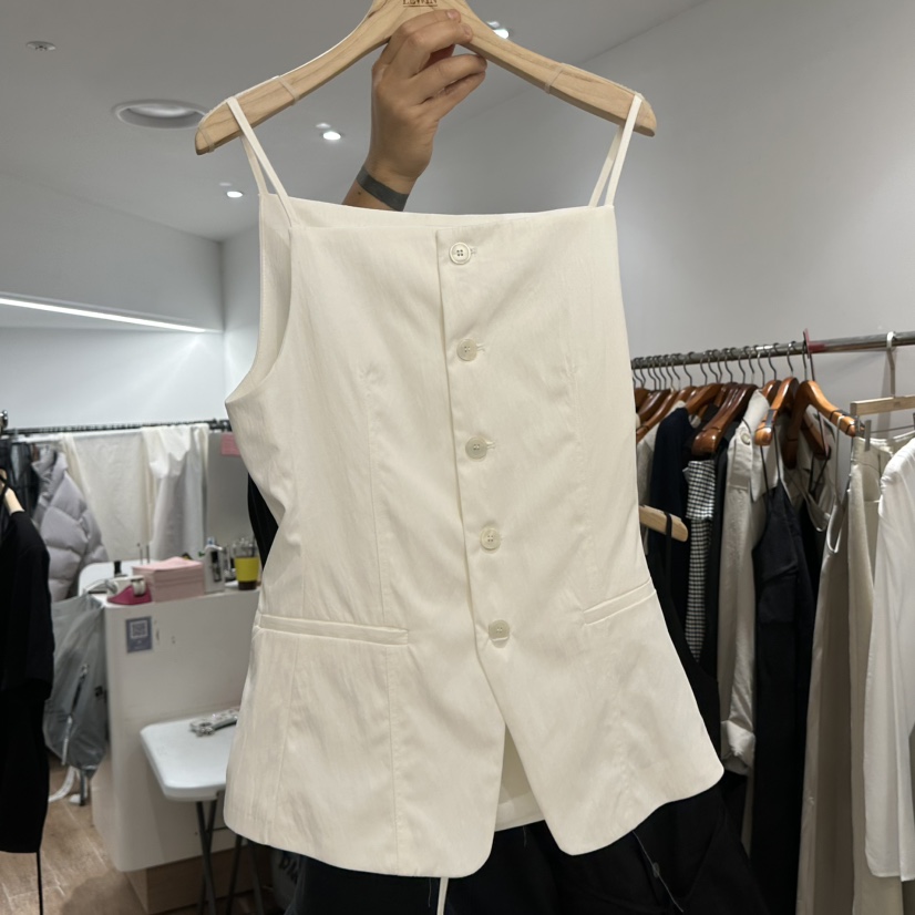 LEWIN東大門實拍女裝新款熱賣26春夏推薦時尚吊帶背心含腰繩LEWIN吊帶/背心圖色3