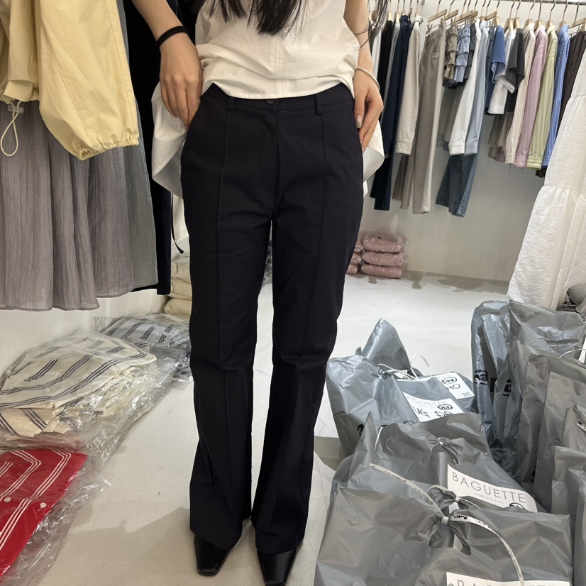 BAGUETTE-P韓國直郵女裝新品時尚人氣職業休閑推薦休閑褲BAGUETTE-P休閑褲圖色2深藍色