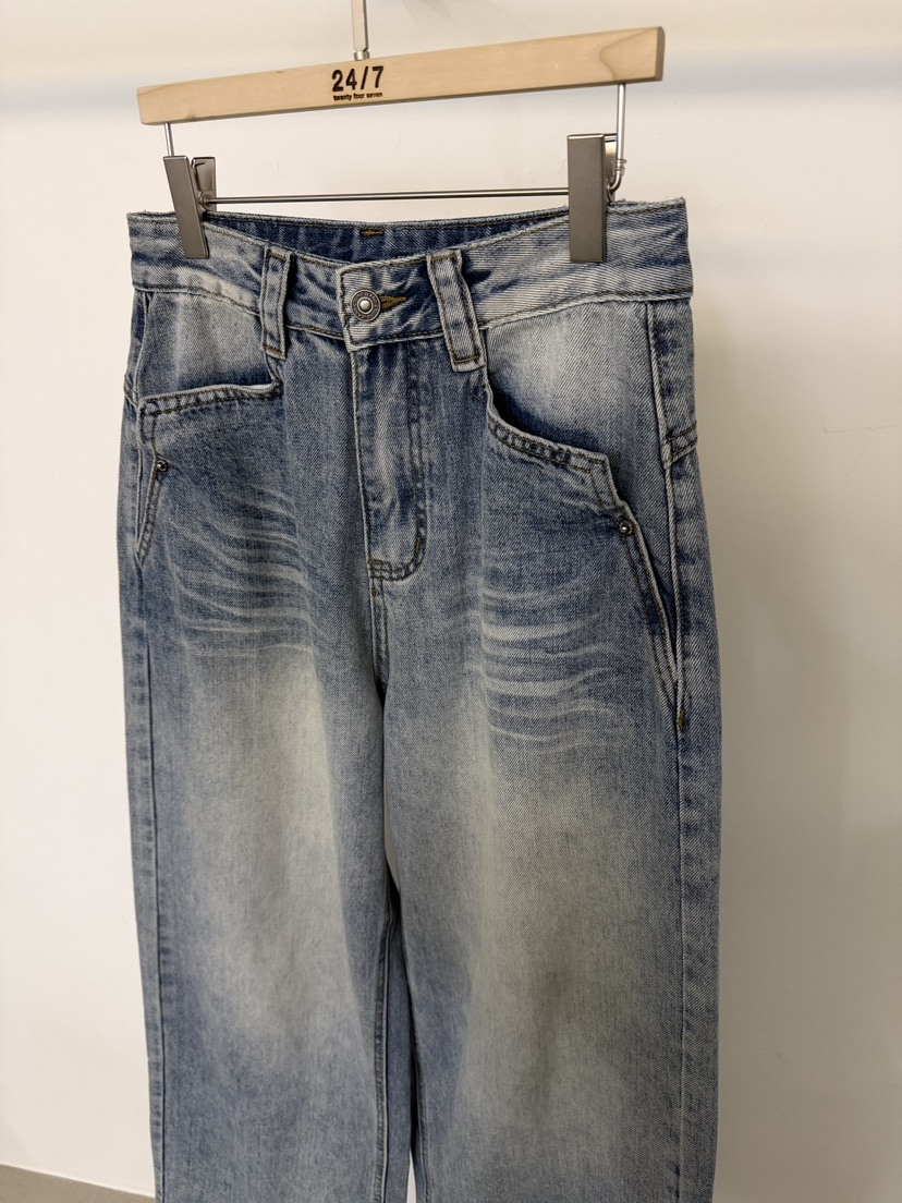 TWENTY FOUR SEVEN24-7韓國代購女士新款人氣推薦牛仔褲TEWNTY FOUR SEVEN24-7牛仔褲