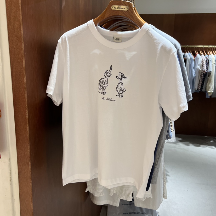 HEBON東大門直郵女士新品推薦26春夏休閑人氣真品職業T恤HEBONT恤圖色1