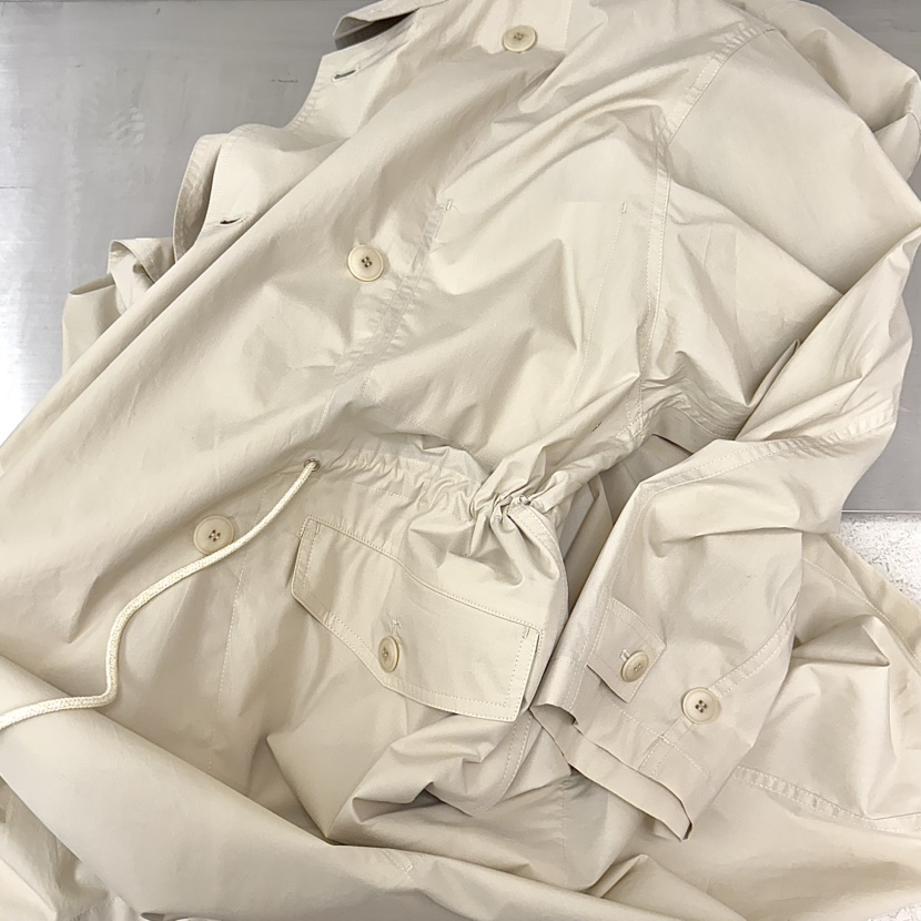 RIVER韓國直郵女裝新品熱賣休閑推薦人氣26春夏職業長款風衣WATER/RIVER長款風衣