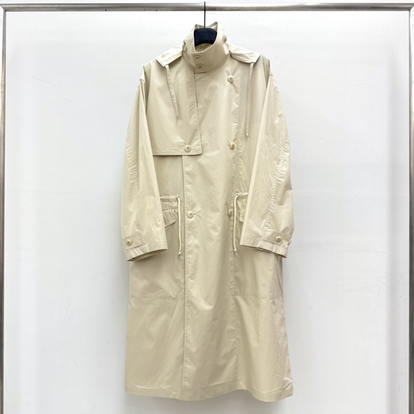 RIVER韓國直郵女裝新品熱賣休閑推薦人氣26春夏職業長款風衣WATER/RIVER長款風衣圖色1