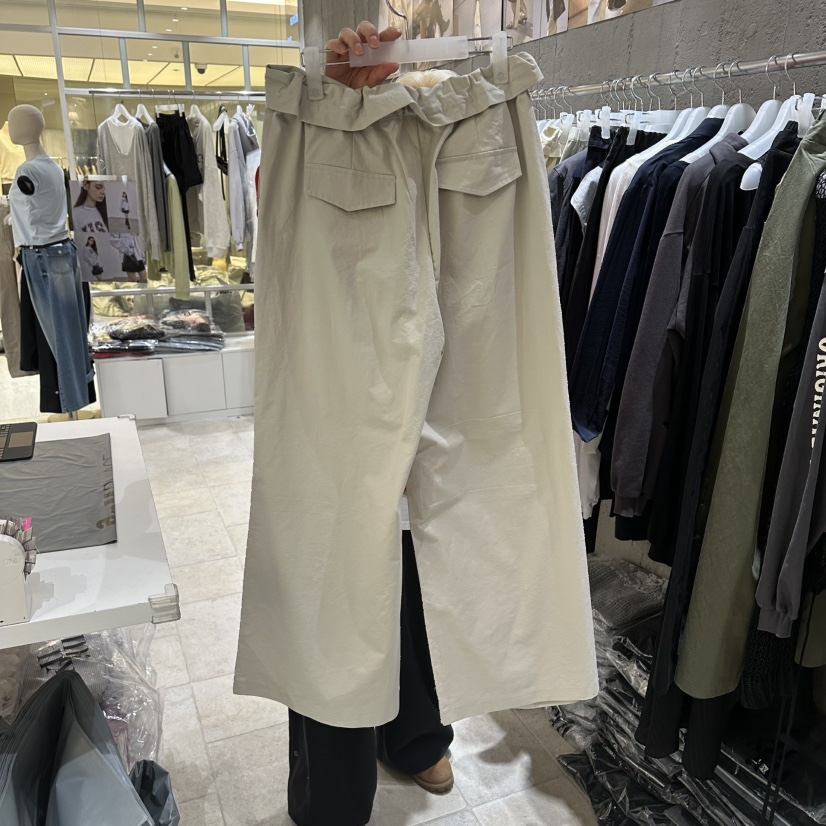 MIXXIN東大門實拍女裝新款職業時尚人氣推薦熱賣休閑褲褶裥MIXXIN休閑褲