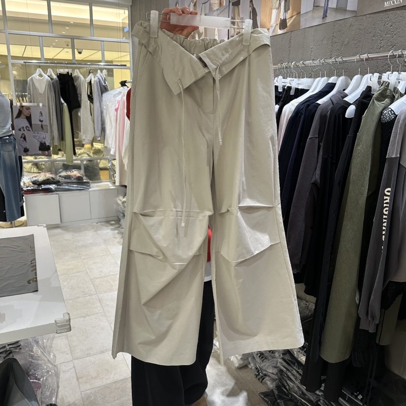 MIXXIN東大門實拍女裝新款職業時尚人氣推薦熱賣休閑褲褶裥MIXXIN休閑褲圖色2