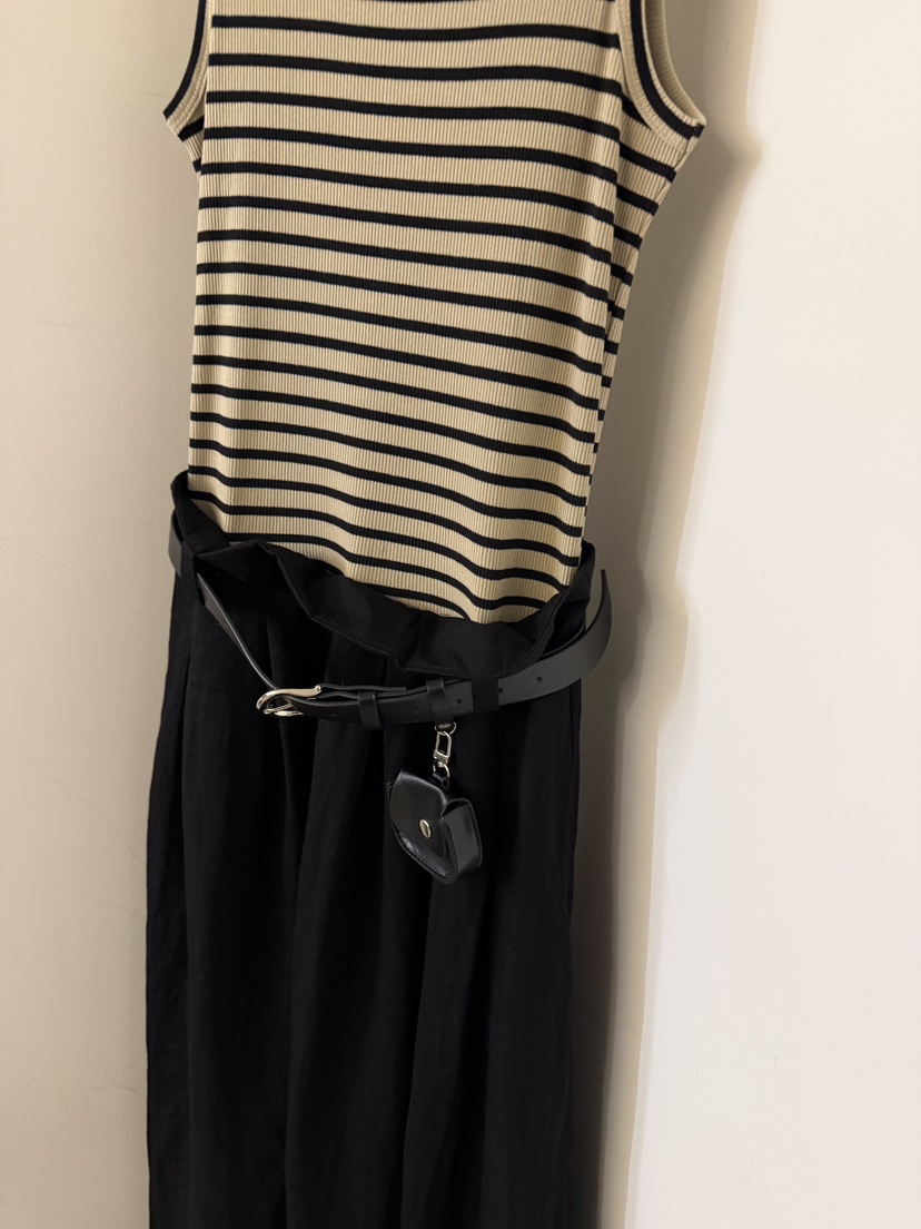 TWENTY FOUR SEVEN24-7東大門代購女士新款熱賣連衣裙含腰帶假兩件TEWNTY FOUR SEVEN24-7連衣裙