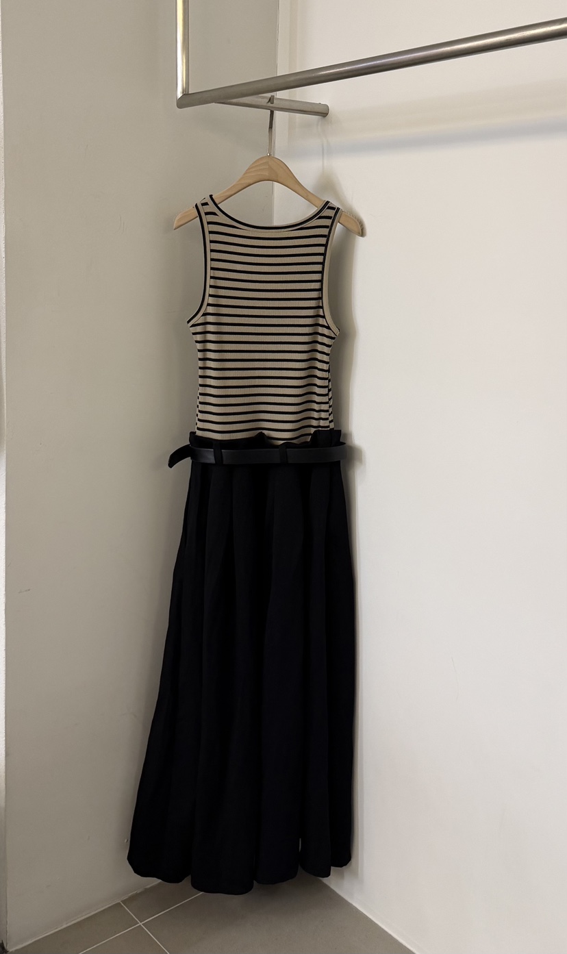 TWENTY FOUR SEVEN24-7東大門代購女士新款熱賣連衣裙含腰帶假兩件TEWNTY FOUR SEVEN24-7連衣裙