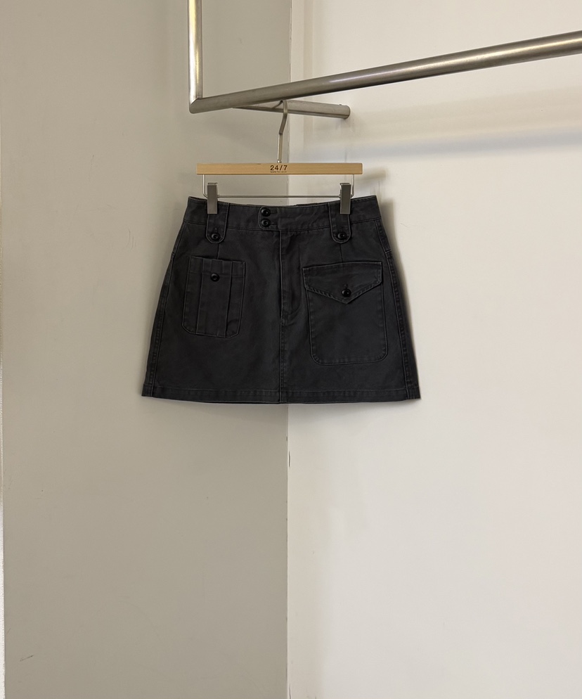 TWENTY FOUR SEVEN24-7東大門實拍女士新款熱賣時尚裙褲TEWNTY FOUR SEVEN24-7裙褲圖色2墨色