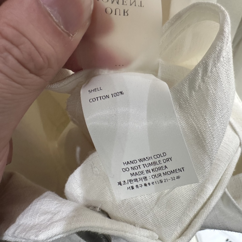 OURMOMENT韓國直郵女士新款26春夏真品休閑人氣連衣裙含包OURMOMENT連衣裙