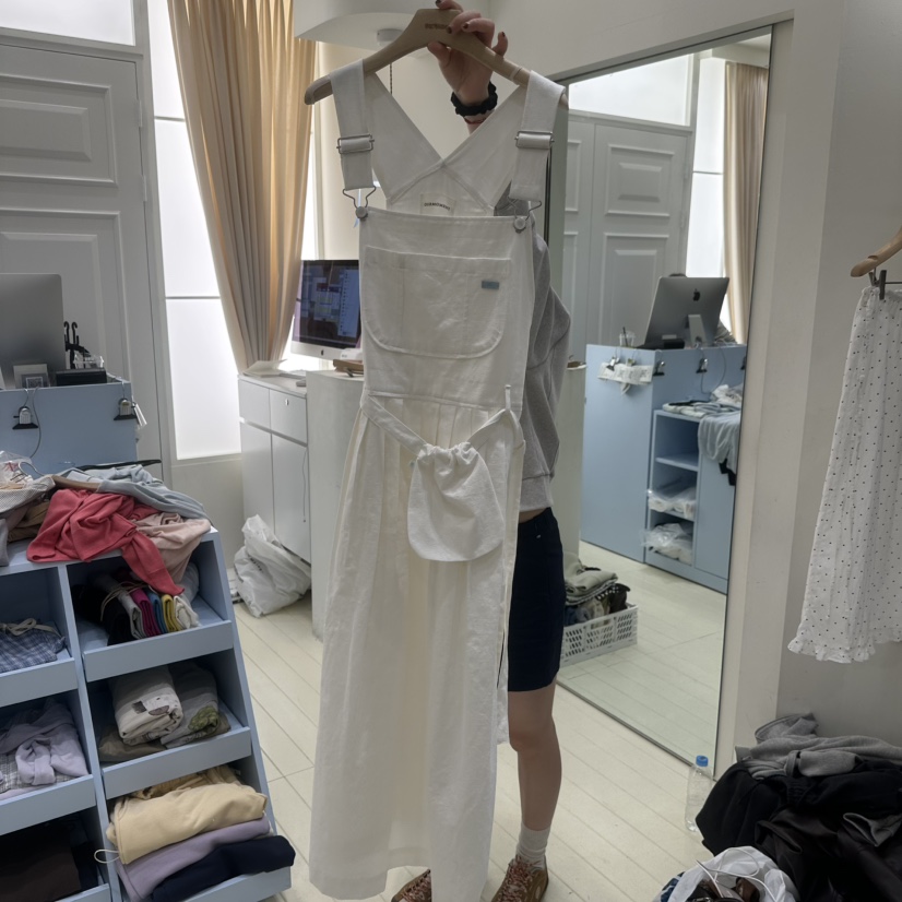 OURMOMENT韓國直郵女士新款26春夏真品休閑人氣連衣裙含包OURMOMENT連衣裙圖色1