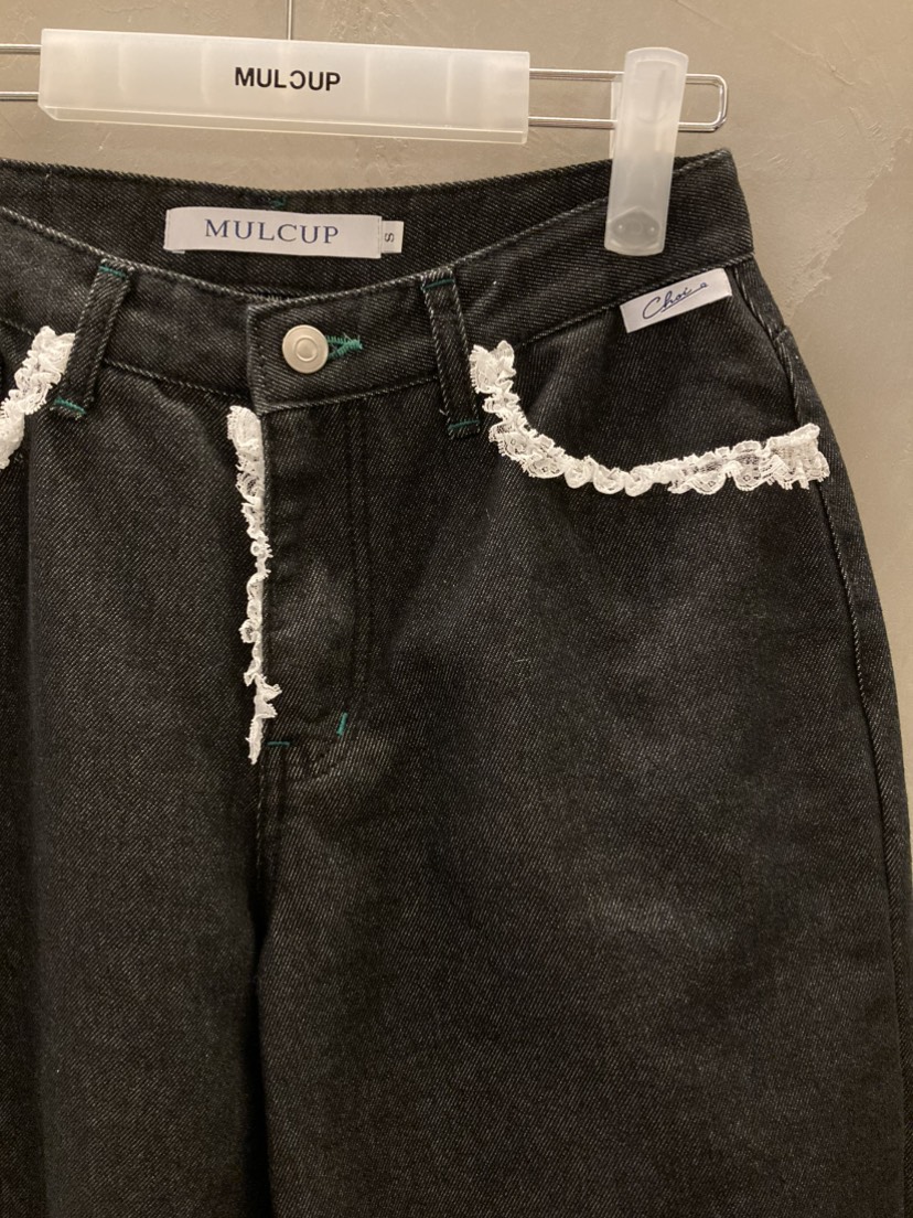 MULCUP韓國代購女裝新款人氣職業時尚26春夏休閑推薦牛仔褲MULCUP牛仔褲
