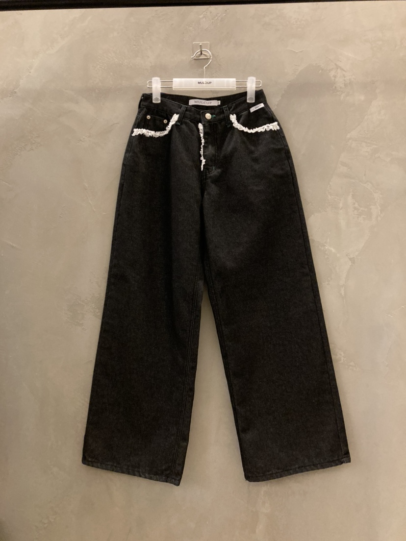 MULCUP韓國代購女裝新款人氣職業時尚26春夏休閑推薦牛仔褲MULCUP牛仔褲圖色1