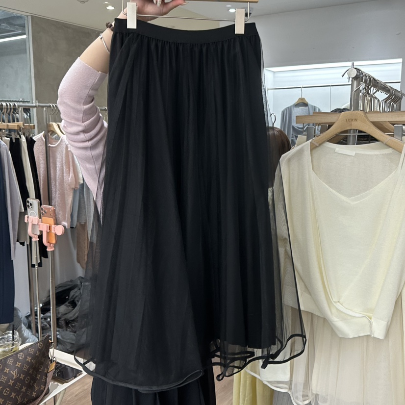 LEWIN東大門代購女士新品26春夏真品熱賣時尚職業休閑長裙LEWIN長裙圖色2