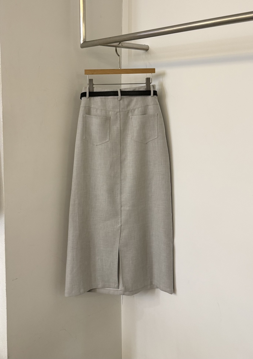 TWENTY FOUR SEVEN24-7東大門代購女士新品熱賣長裙含腰帶TEWNTY FOUR SEVEN24-7長裙