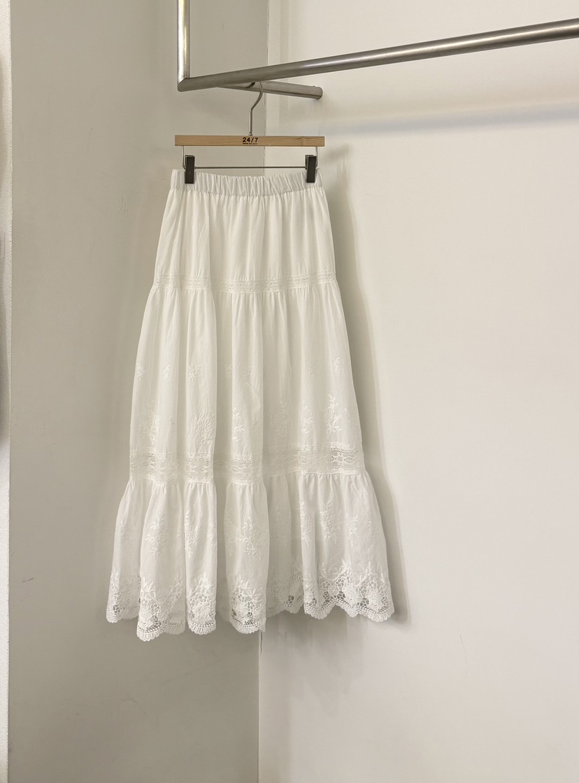 TWENTY FOUR SEVEN24-7韓國東大門直郵女裝新品職業長裙蕾絲TEWNTY FOUR SEVEN24-7長裙圖色1