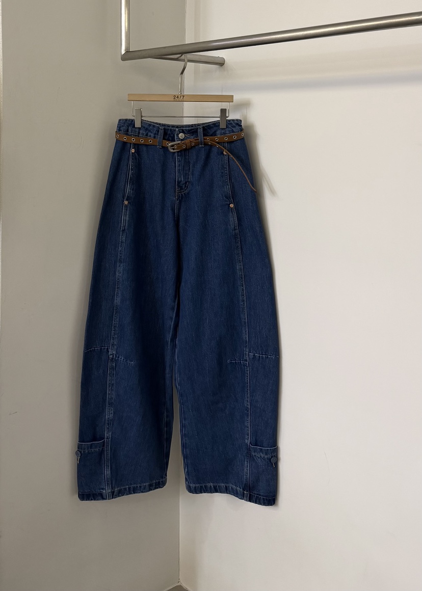 TWENTY FOUR SEVEN24-7東大門代購女裝新款時尚牛仔褲含腰帶TEWNTY FOUR SEVEN24-7牛仔褲圖色2