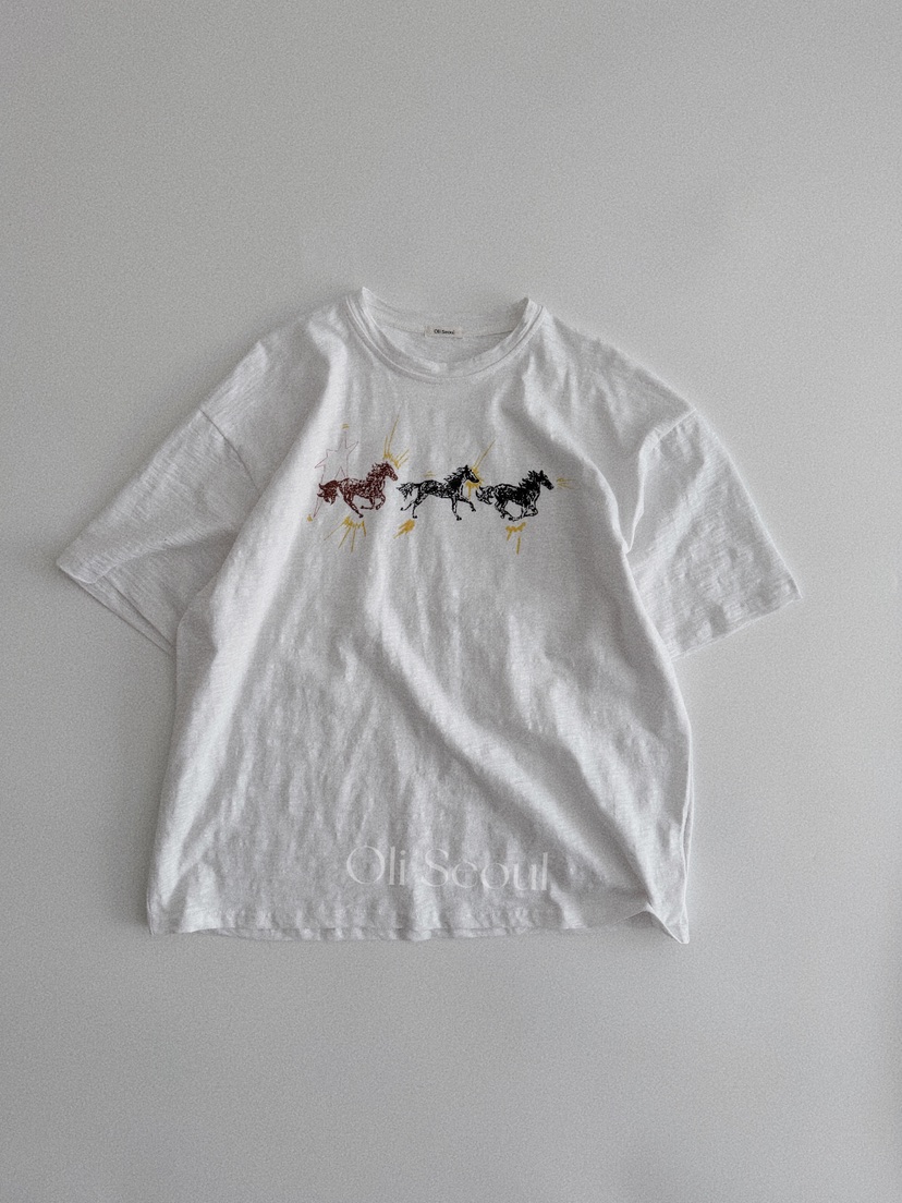 OLI SEOUL東大門實拍女裝新品人氣26春夏熱賣職業真品T恤OLI SEOULT恤圖色2