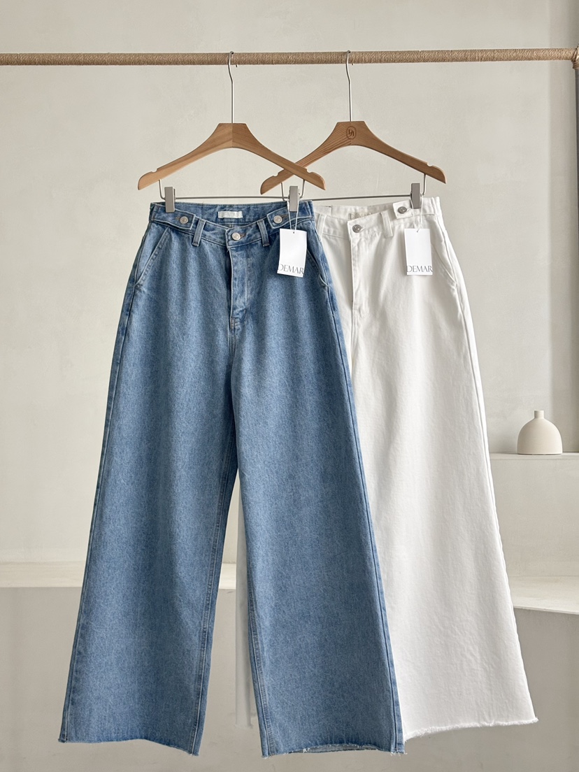 DEMAR韓國直郵女裝新款人氣推薦職業熱賣時尚26春夏牛仔褲DEMAR牛仔褲