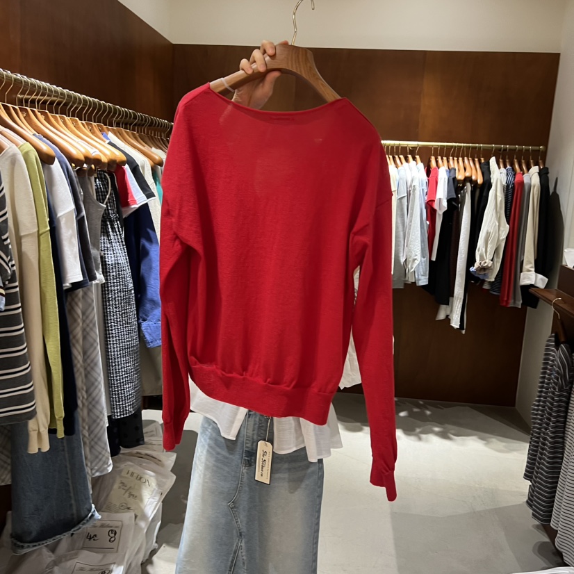 HEBON東大門代購女裝新款人氣推薦職業26春夏熱賣針織衫V領HEBON針織衫