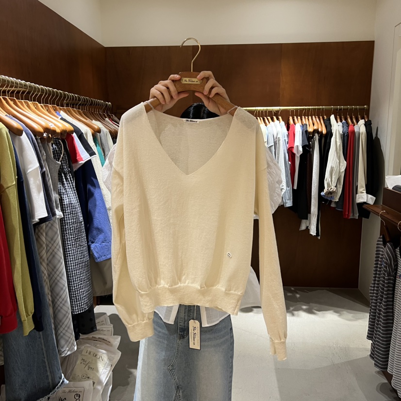 HEBON東大門代購女裝新款人氣推薦職業26春夏熱賣針織衫V領HEBON針織衫圖色3