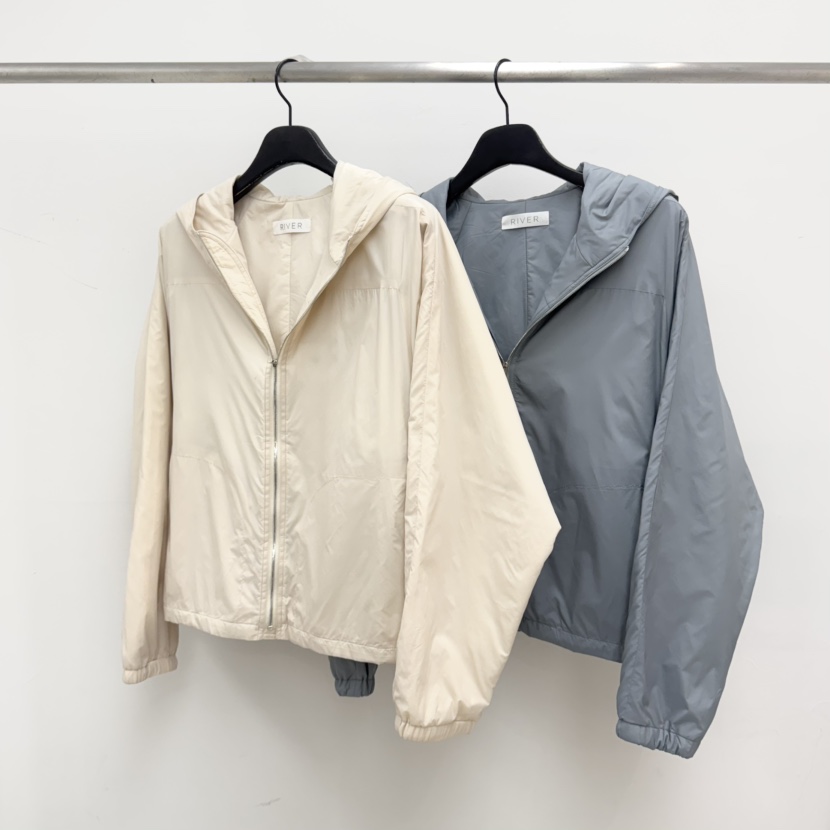 RIVER韓國代購女士新品人氣推薦真品職業時尚26春夏夾克連帽WATER/RIVER夾克