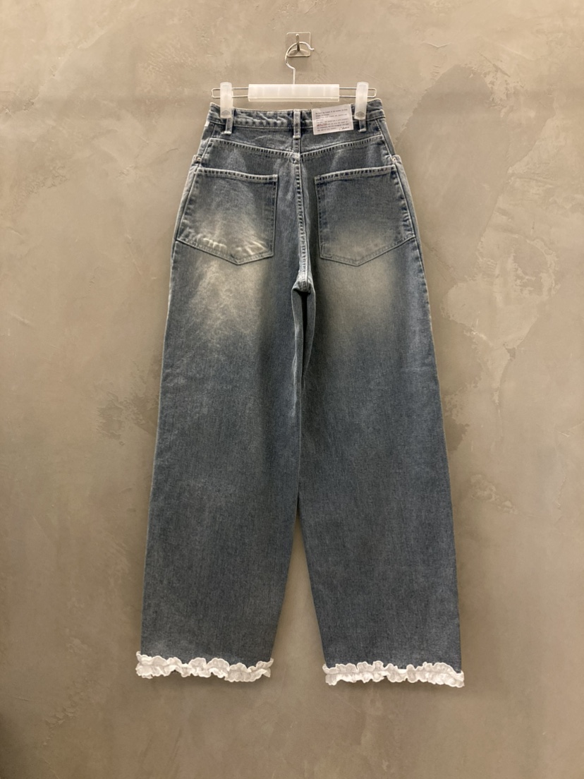 MULCUP韓國代購女士新款職業休閑26春夏真品推薦人氣牛仔褲MULCUP牛仔褲