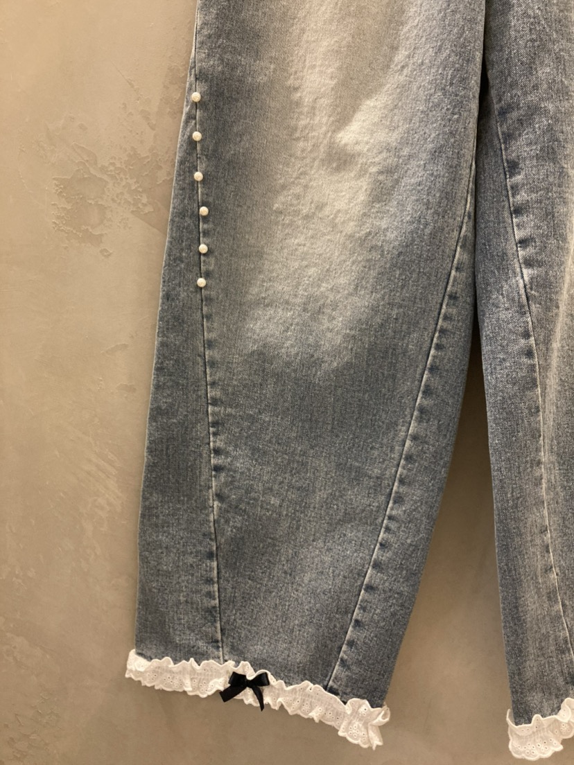 MULCUP韓國代購女士新款職業休閑26春夏真品推薦人氣牛仔褲MULCUP牛仔褲